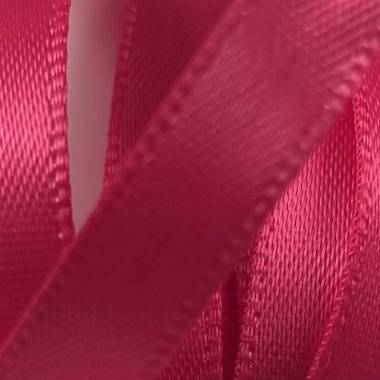 Satin ribbon 6 mm, pink camellia (157)