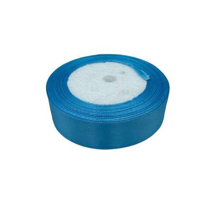 Satin ribbon 2.5 cm, cornflower blue (96)