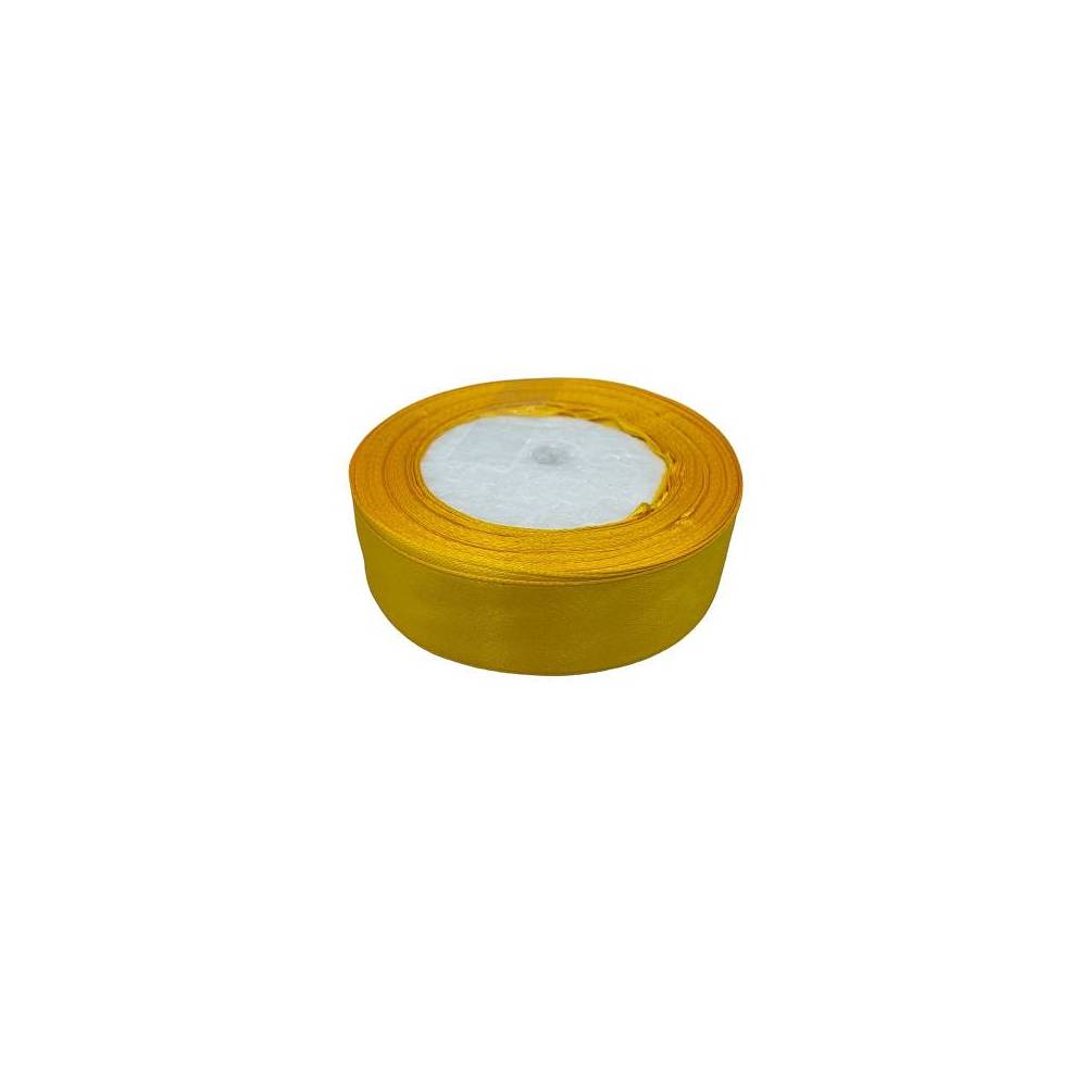 Satin ribbon 2.5 cm, yellow (16) Satin ribbon 2.5 cm, yellow (16)
