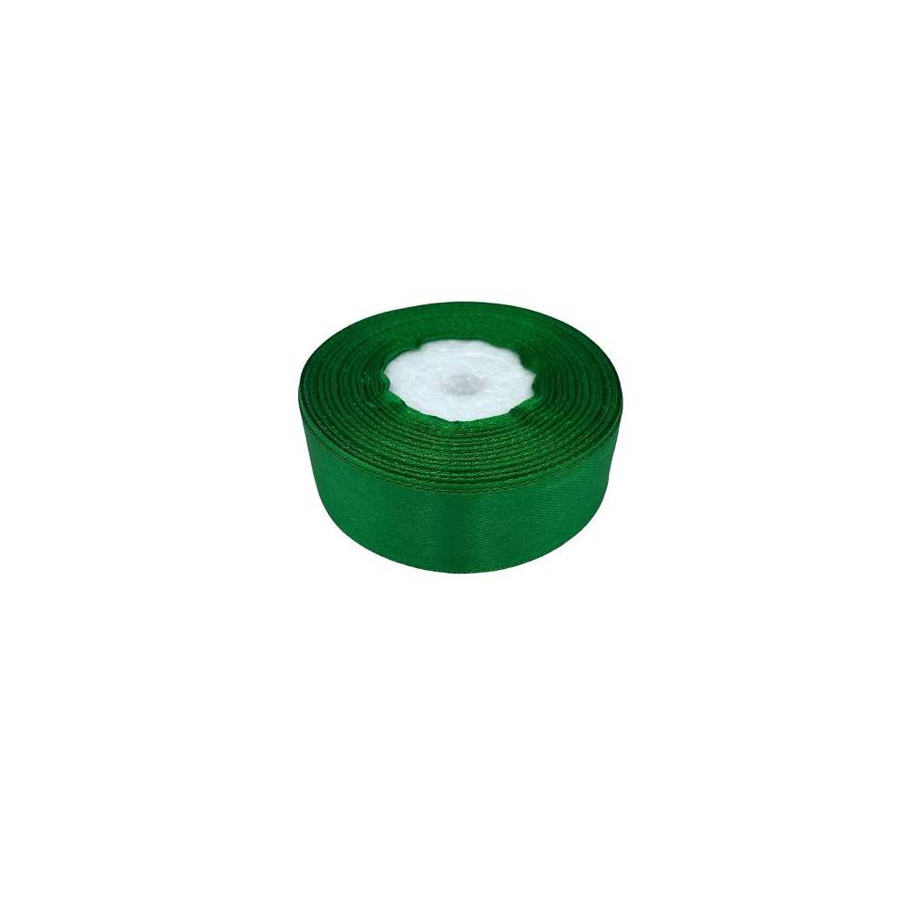 Satin ribbon 2.5 cm, green (19) Satin ribbon 2.5 cm, green (19)