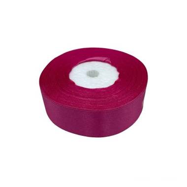 Satin ribbon 2.5 cm, raspberry (28)