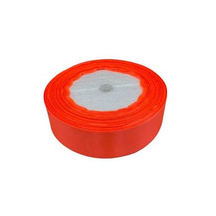 Satin ribbon 2.5 cm, neon (40)