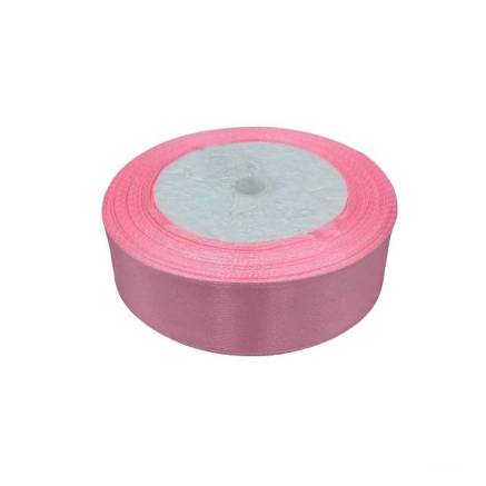 Satin ribbon 2.5 cm, soft pink (04)
