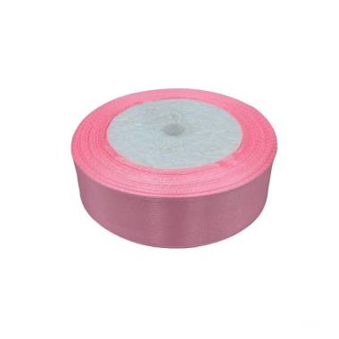 Satin ribbon 2.5 cm, soft pink (04)