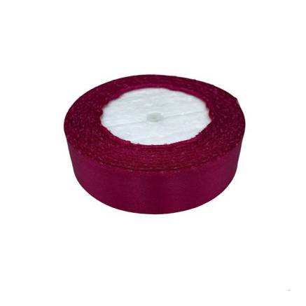 Satin ribbon 2.5 cm, dark purple (83)