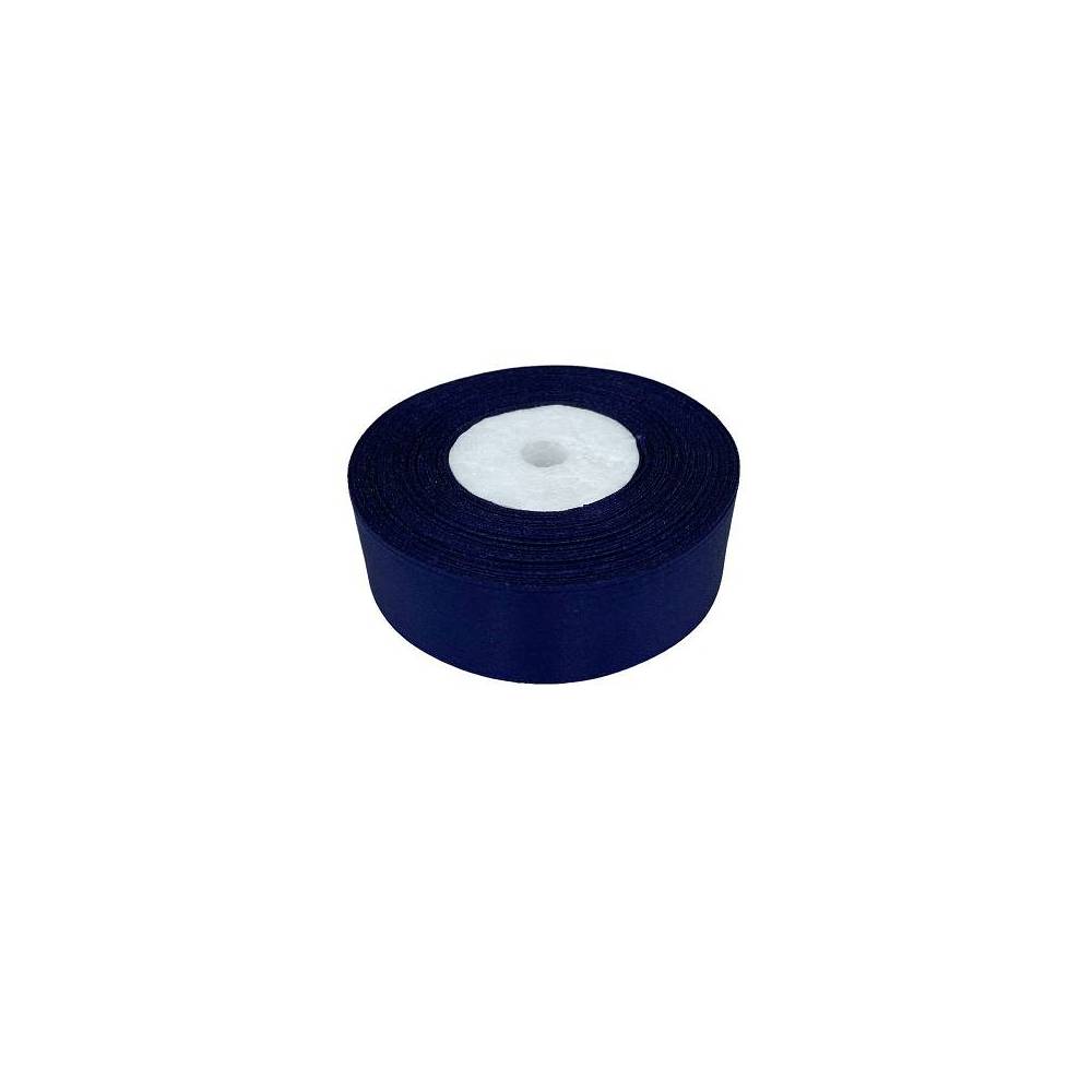 Satin ribbon 2.5 cm, dark blue (131) Satin ribbon 2.5 cm, dark blue (131)