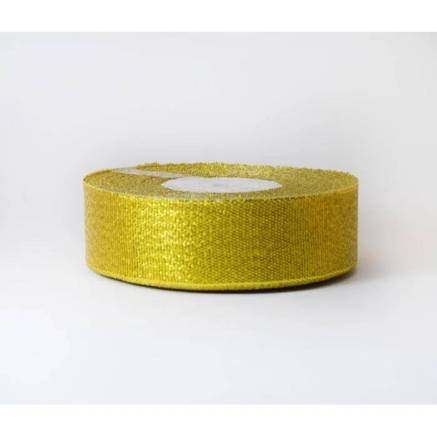 Lurex ribbon (brocade) 2.5 cm, gold