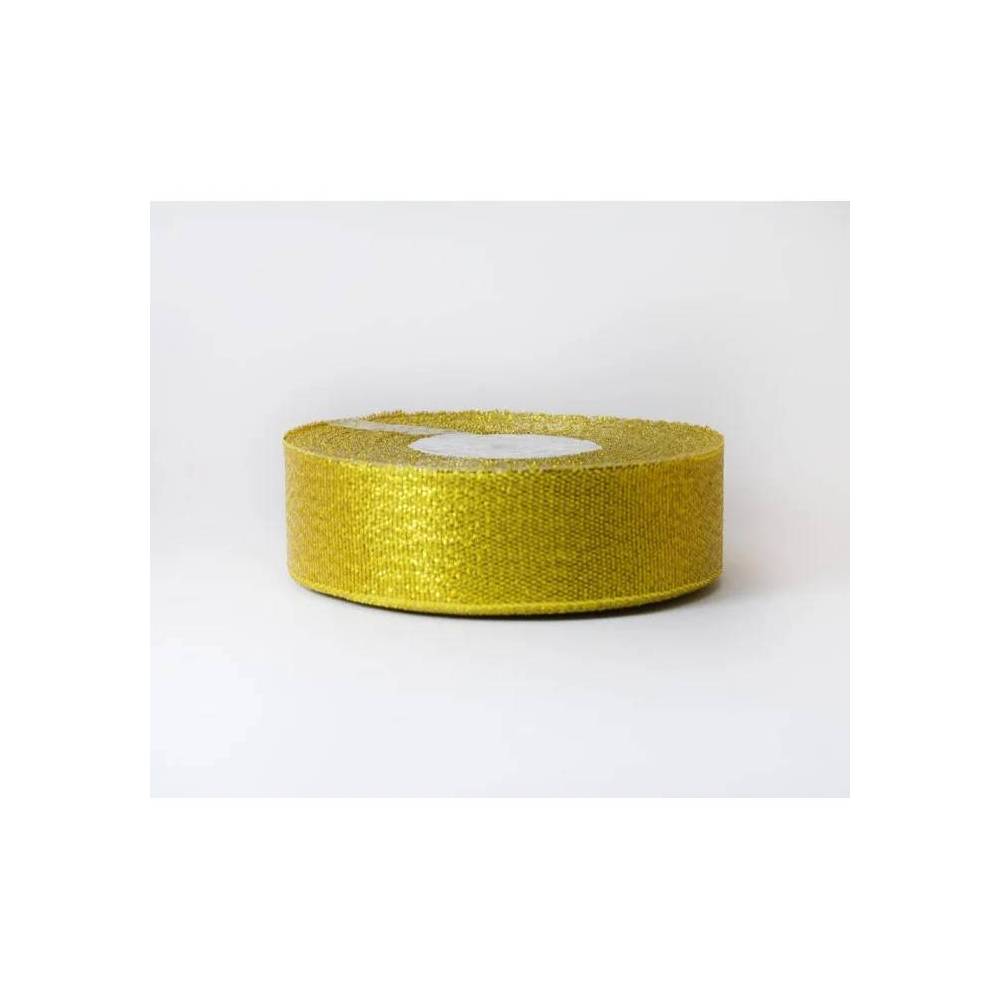 Lurex ribbon (brocade) 2.5 cm, gold