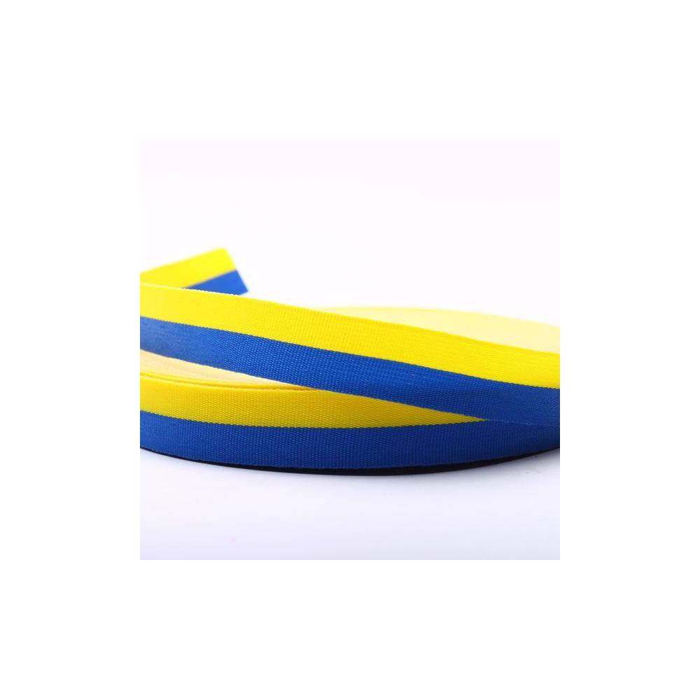 Лента репсовая Флаг Украины 1 см, 1 м