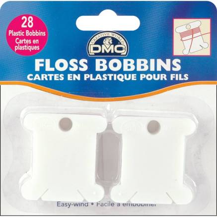 Plastic spools for floss, DMC (6102/12)