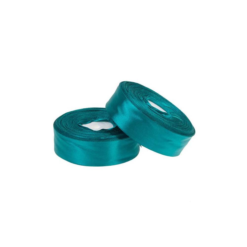 Satin ribbon 2.5 cm, turquoise (79) Satin ribbon 2.5 cm, turquoise (79)