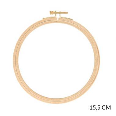 Wooden embroidery hoop 155 mm, DMC (MK0025)