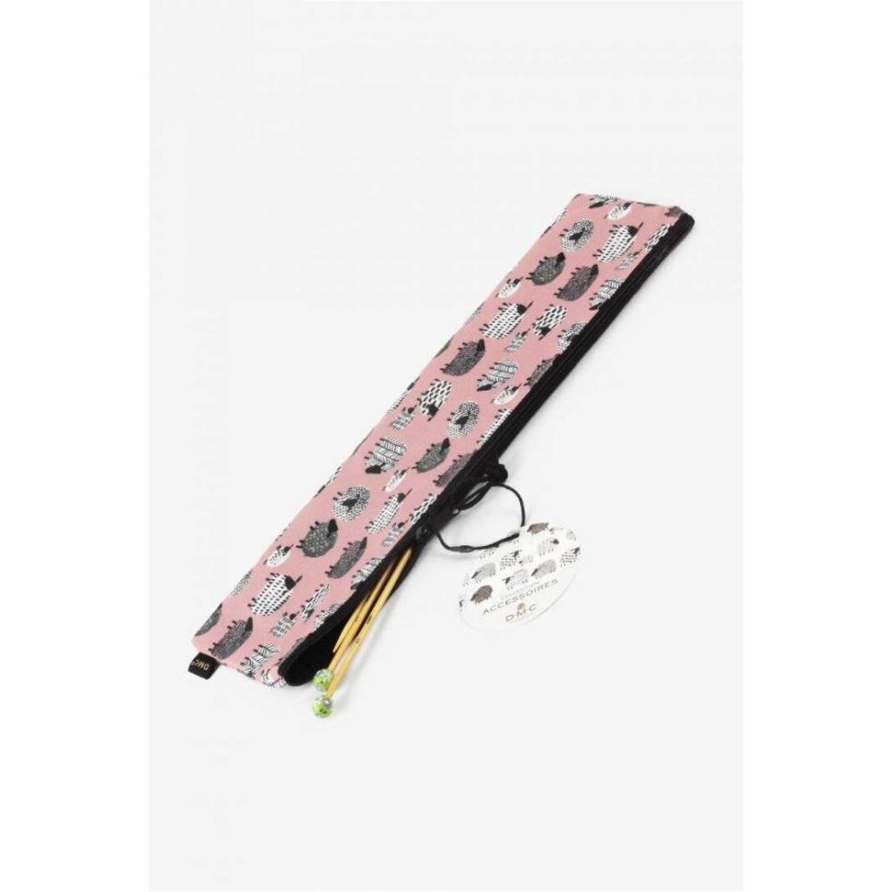 DMC Straight Knitting Needle Organizer, pink U1979/pink
