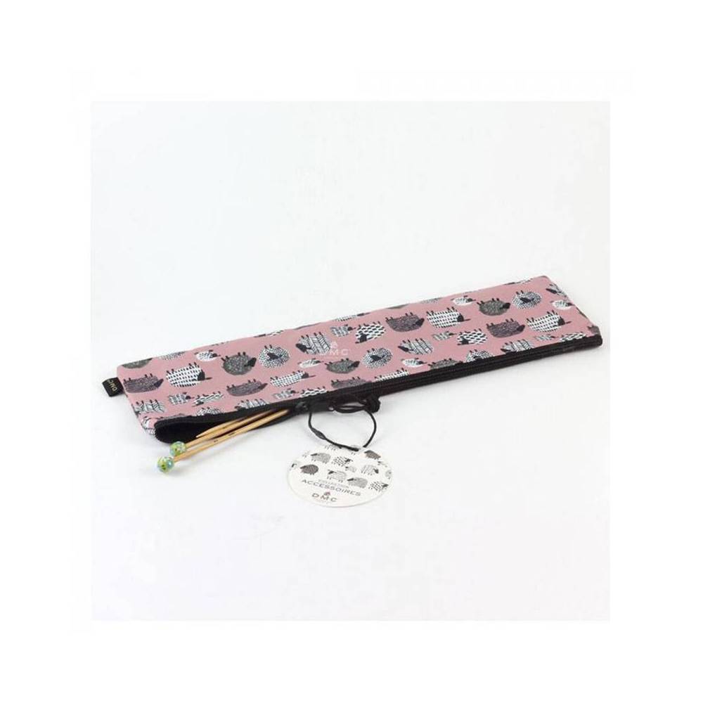 DMC Straight Knitting Needle Organizer, pink U1979/pink