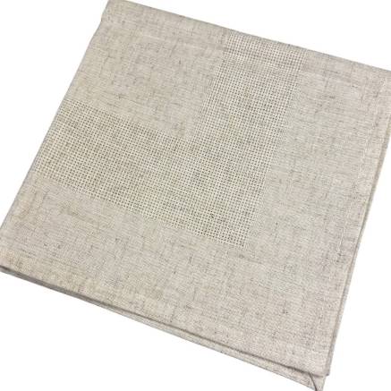 Napkin for embroidery, linen look 0.33*0.33 m