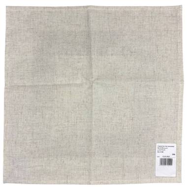 Napkin for embroidery, linen look 0.33*0.33 m