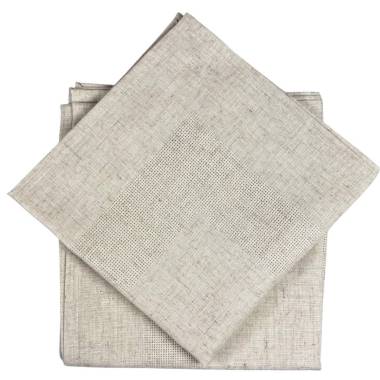 Napkin for embroidery, linen look 0.33*0.33 m