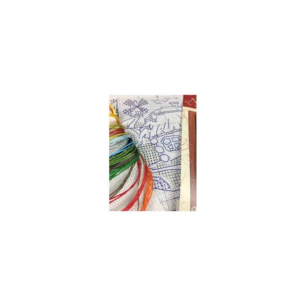 Cross Stitch Kit - Ukraine Hut Harvest, LADY (01301)