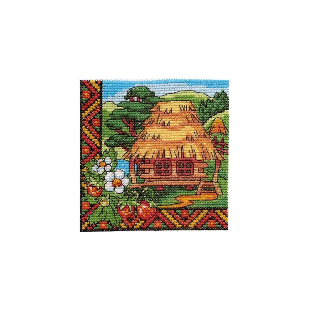 Cross Stitch Kit - Ukraine Hut Volhynia Strawberrie, LADY (01297) Cross Stitch Kit - Ukraine Hut Volhynia Strawberrie, LADY (01297)
