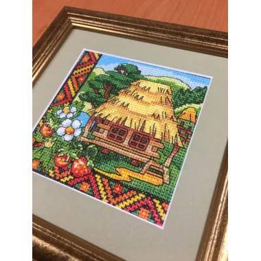 Cross Stitch Kit - Ukraine Hut Volhynia Strawberrie, LADY (01297)