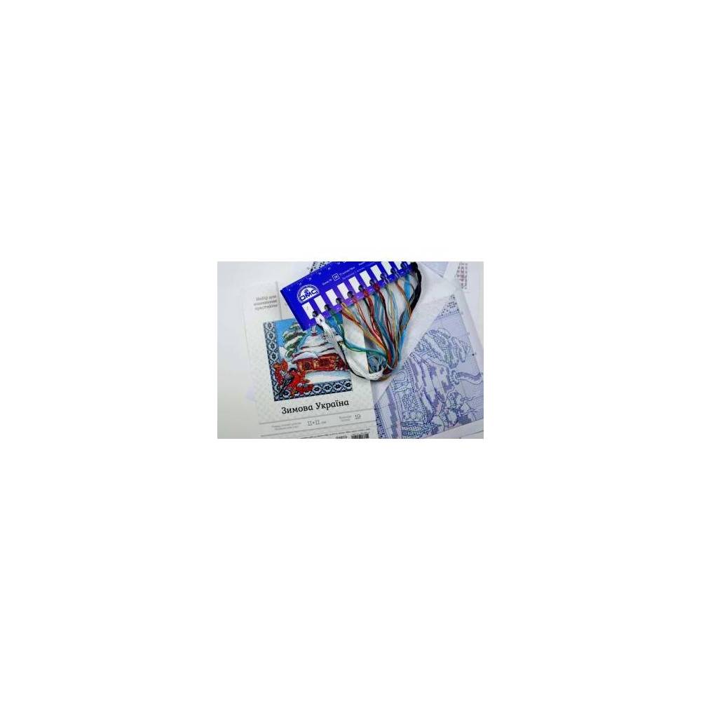 Cross Stitch Kit - Ukraine Hut Winter in Ukraine, LADY (01295)