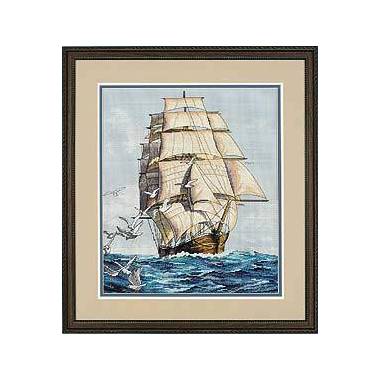 Cross Stitch Kit - Clipper Ship Voyage , Dimensions (03866)