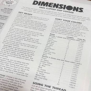 Набір для вишивання хрестиком Морська подорож, Dimensions (03866)