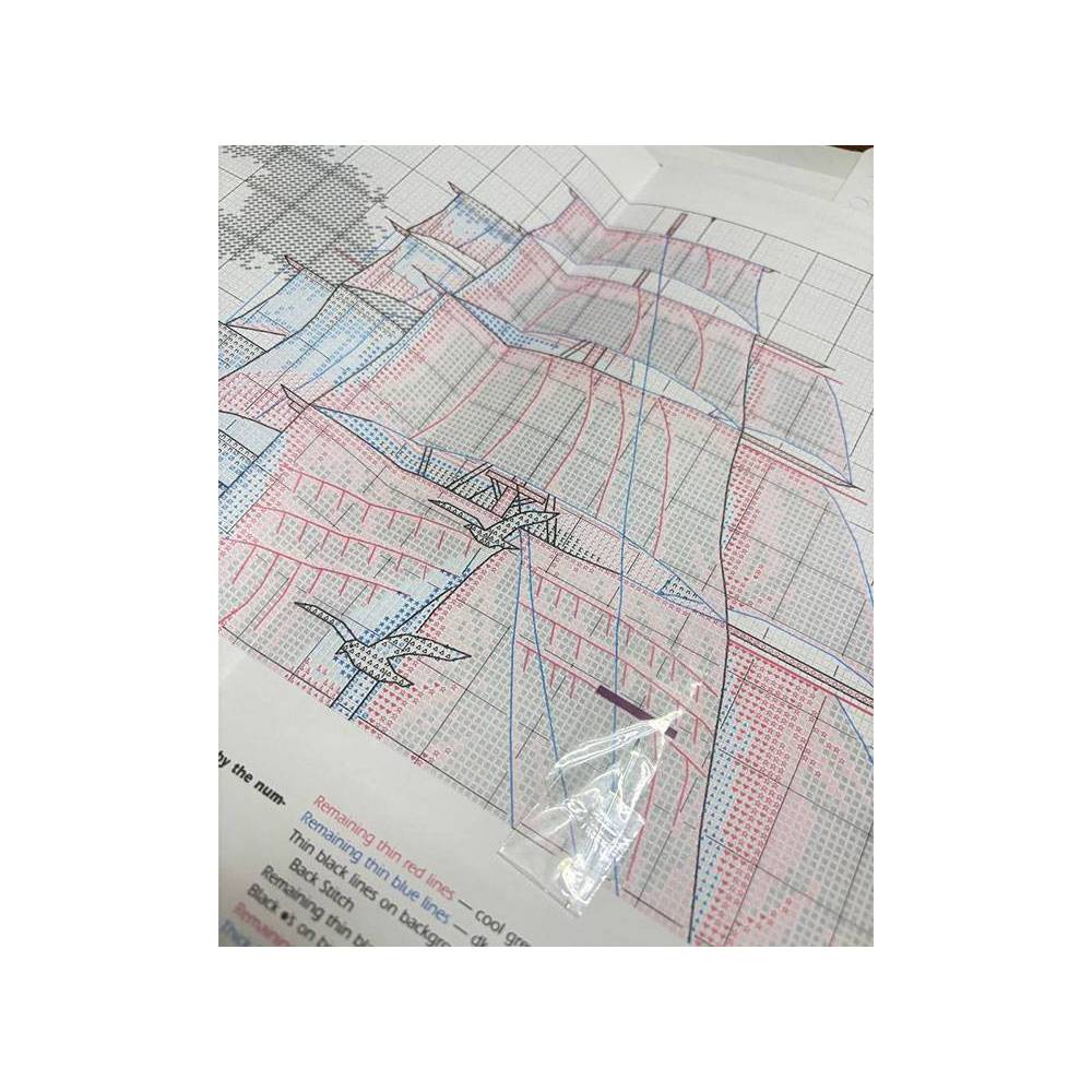 Cross Stitch Kit - Clipper Ship Voyage , Dimensions (03866)