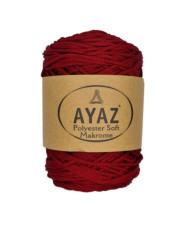 Polyester Soft Makrome AYAZ cord, cherry (2175)
