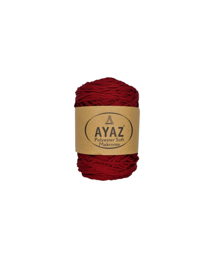 Polyester Soft Makrome AYAZ cord, cherry (2175) Polyester Soft Makrome AYAZ cord, cherry (2175)