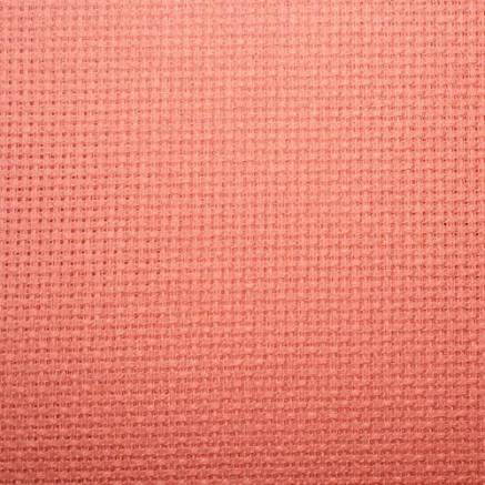 Aida 14 embroidery canvas, coral (cut 32*45 cm), Hungary