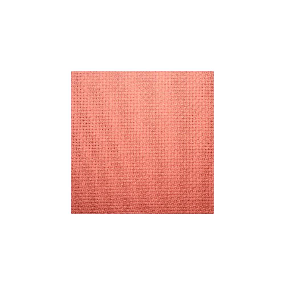 Aida 14 embroidery canvas, coral (cut 32*45 cm), Hungary