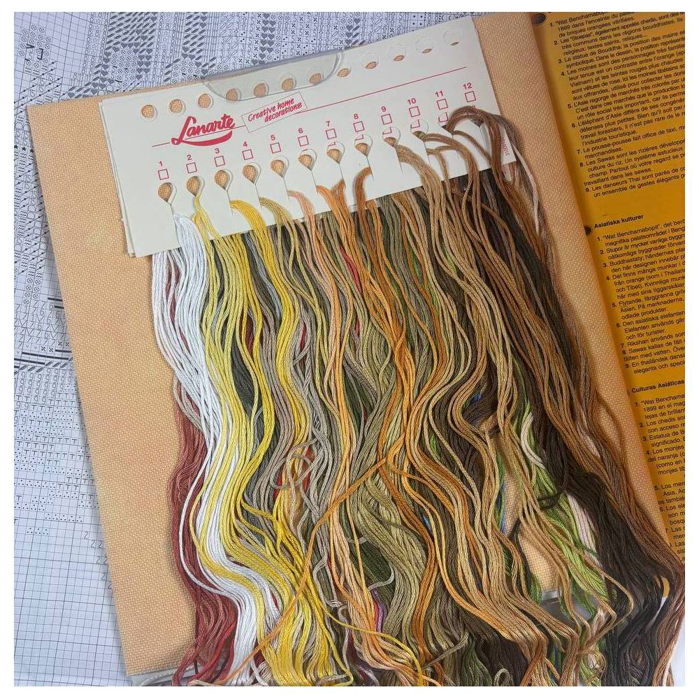 Cross Stitch Kit - Asian Cultures, Lanarte (34625)