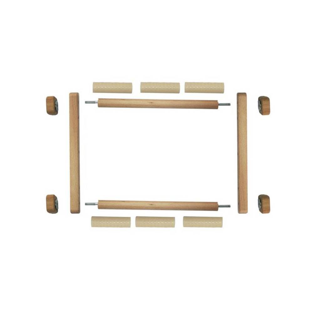 Wooden tapestry hoop with clips 40х56 cm, Arabesque