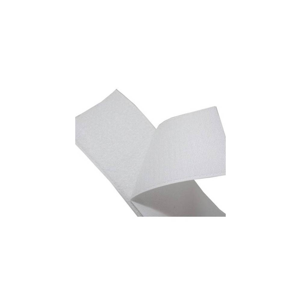 Velcro 2 cm, white, 1 meter