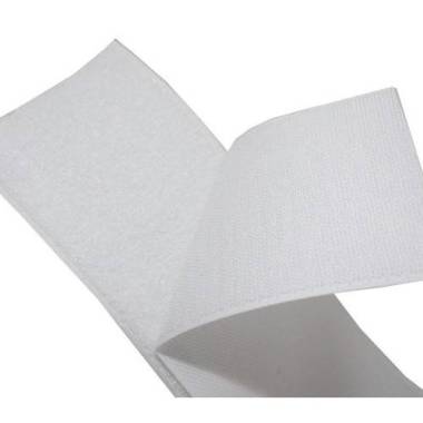 Velcro 2 cm, white, 1 meter