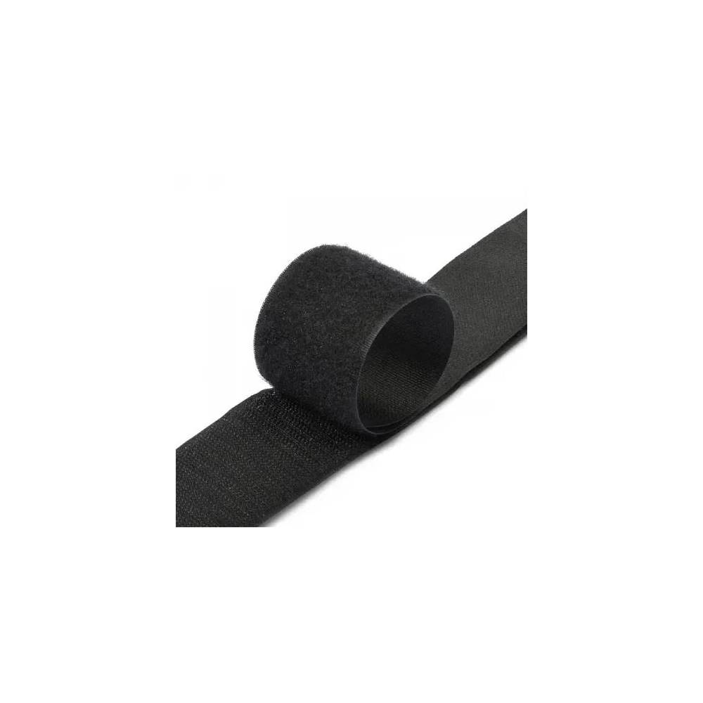 Velcro 2 cm, black, 1 meter