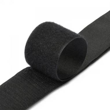 Velcro 2 cm, black, 1 meter