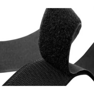 Velcro 2 cm, black, 1 meter