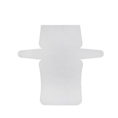 Plastic canvas for clutch bag 33.5*35.5 cm, white