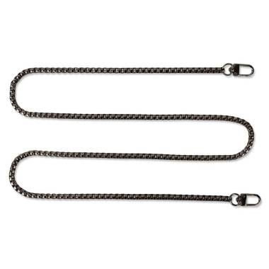 Bismarck chain 100 cm (4 mm width) antique, carabiner 2 cm