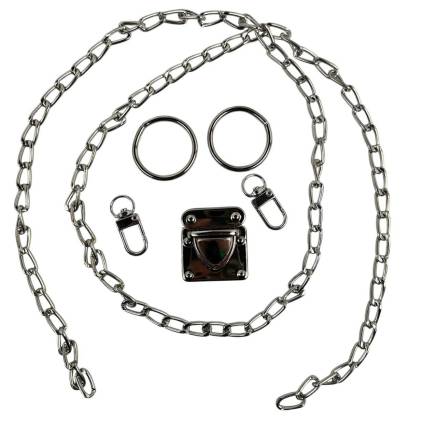 Set of accessories for bag, silver №2