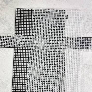 Plastic canvas for bag 37*38 cm, white