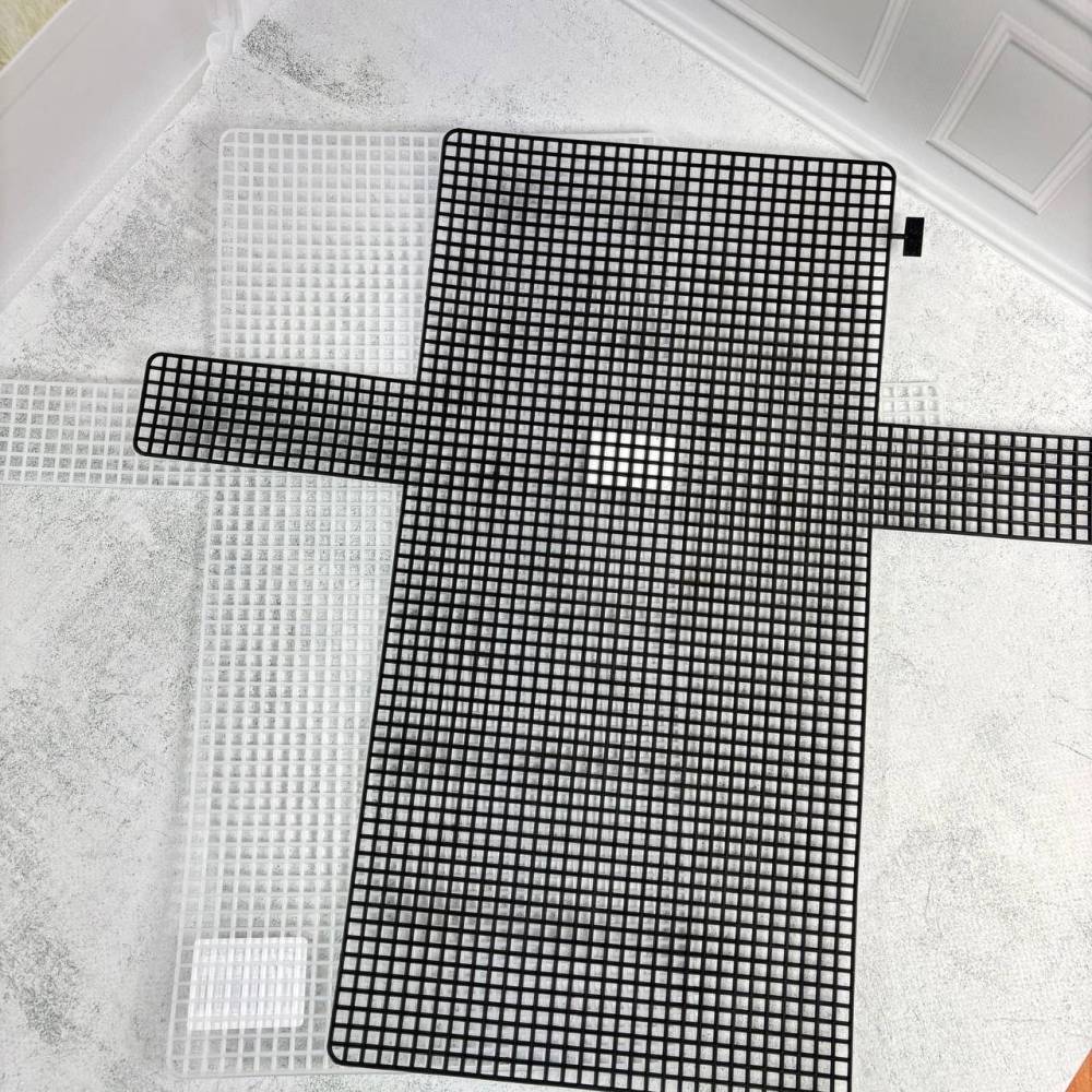 Plastic canvas for bag 37*38 cm, white