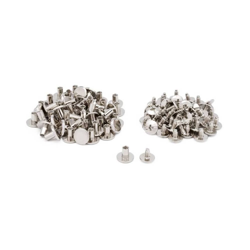 Belt screw, silver