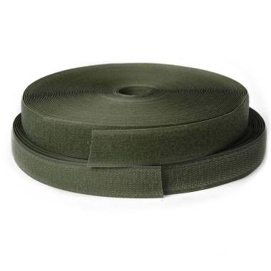 Velcro 2 cm, khaki, 1 meter