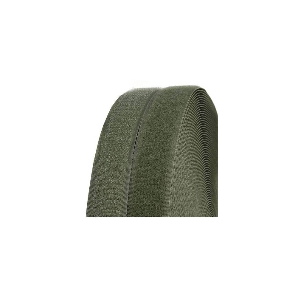 Velcro 2 cm, khaki, 1 meter