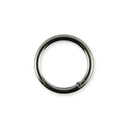 Ring-carabiner for bags 3.8*3.0 cm, dark nickel