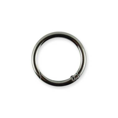 Ring-carabiner for bags 3.8*3.0 cm, dark nickel