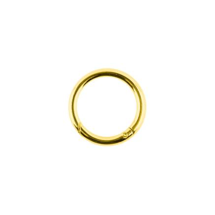 Ring-carabiner for bags gold 3.3*2.5 cm